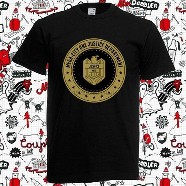 

mega city one justice dept dreed movie t-shirt