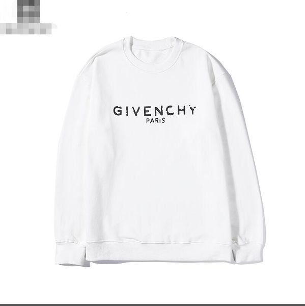 

2020 men's and women's long-sleeved black and white loose plus-size hoodie asian size m-2xl wholesale