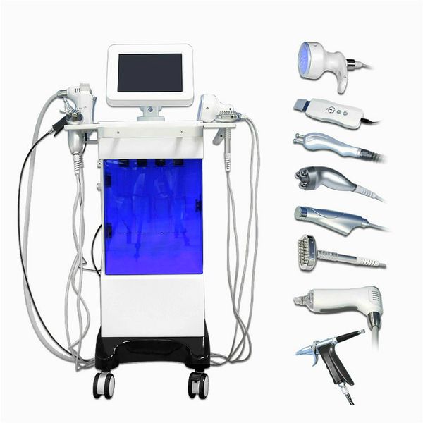 

8 in 1 hydradermabrasion diamond microdermabrasion oxygen jet peel ultrasonic skin scrubber machine for facial deep clean skin care