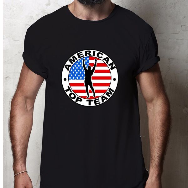 

american top team bjj боевых artser бразильского джиу-джитсу t-shirt мужчины взрослых slim fit t shirt s-xxxl высокого качества топ tee