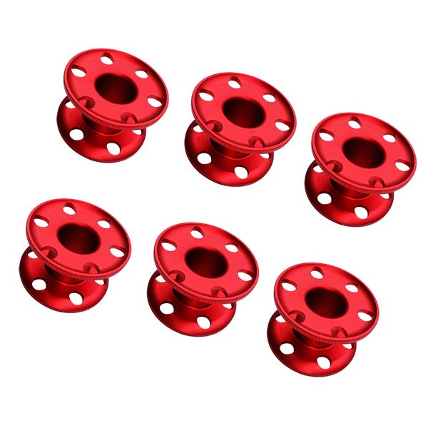 

6 pieces lightweight scuba diving finger spool guide line spool underwater diving spool finger reel for snorkeling water sports