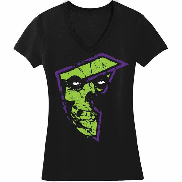 

misfits ad junior black fashion cool tee shirt new fashion diy design