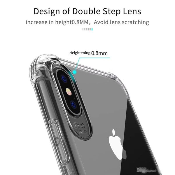 

for new iphone 11 pro max xr xs max 7 8 plus shockproof soft clear tpu gel silicone case phone protective covers