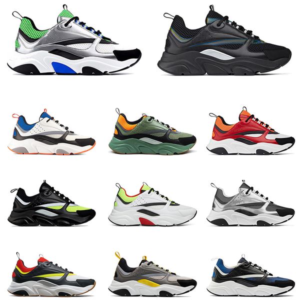 

b22 patform chaussures men women designer fashion shoes silver black reflective black khaki orange luxury mens trainer sports sneaker