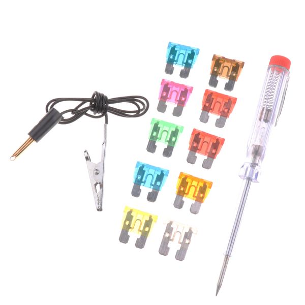 

auto car plug in fuse with tester test pencil kit voltage