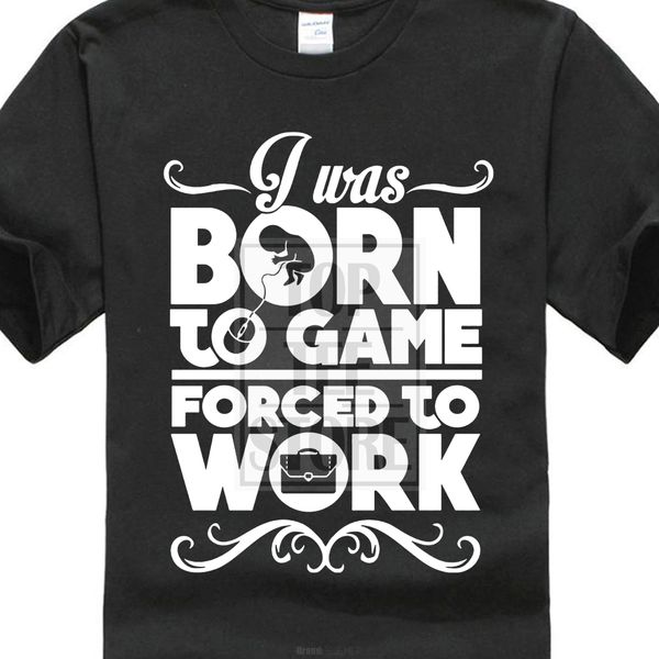 

смешные прохладный моды printed мужская майка с коротким рукавом s 3xl born to game! смешной gaming тенниска, геймеры только