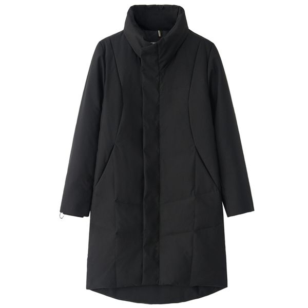 

new men black long down jacket warm thick winter jacket men outwear stand collar camouflage down coat winter parka men overcoat