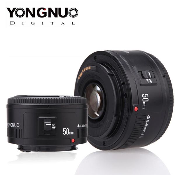 

yongnuo yn ef 50mm f/1.8 af lens .8 standard prime lens aperture auto focus for canon eos 60d 70d 5d2 5d3 600d dslr cameras