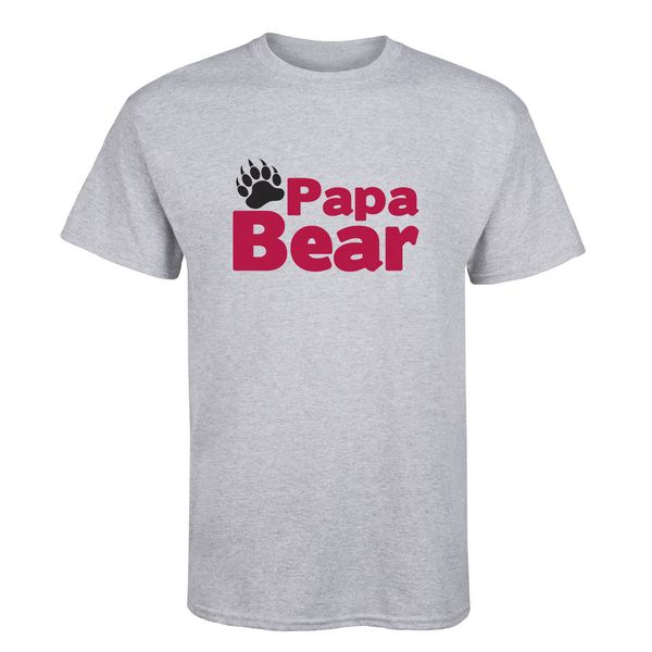 

2019 summer style tee shirt for man papa bear, claw design your own t shirt