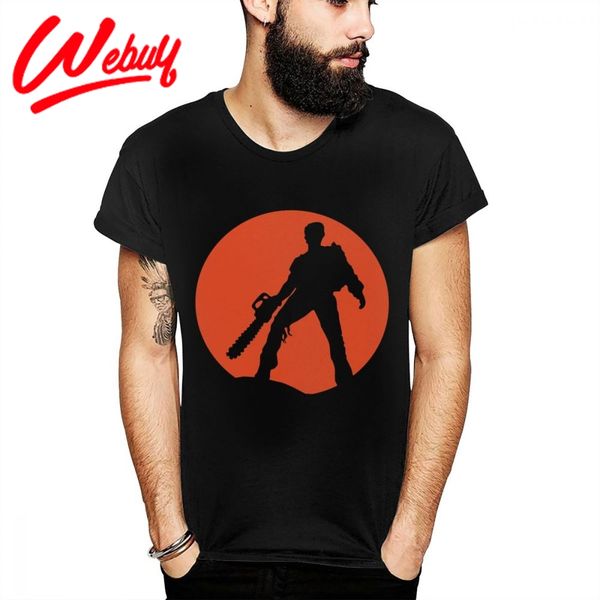 

ash vs evil dead army of darkness t shirt streetwear big size round collar homme tee shirt