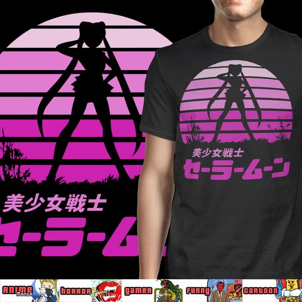

2019 fashion sailor moon anime manga t shirt tees