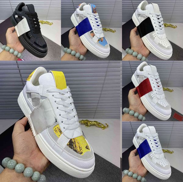 

2020 designer luxe sabots loafers mans casual shoes cool young male flat cloth footwear soft comfortable sneakers trainers with box, Black