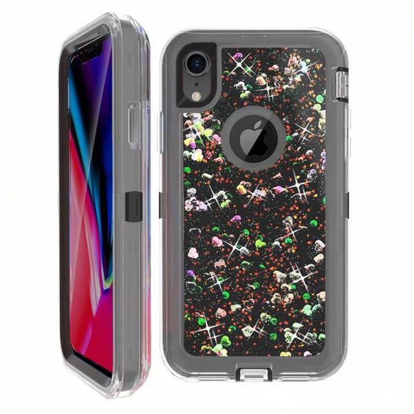 

3 in 1 glitter 3d bling sparkle case for samsung galaxy s9 plus flowing quicksand liquid shockproof tpu pc cover for galaxy s10 s10