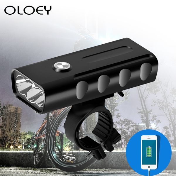 

bike lights 5200mah usb rechargeable light waterproof accessories rotation front cycling night safety aluminum alloy bicycle outdoor