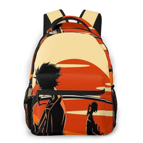

samurai champloo goodies print large capacitydaily casual new fashion school samurai champloo bag