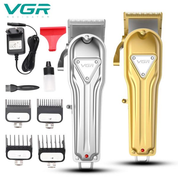 

vgr 139 new golden electric hair clipper men electric hair clipper professional salon 20w high power oil head scissors