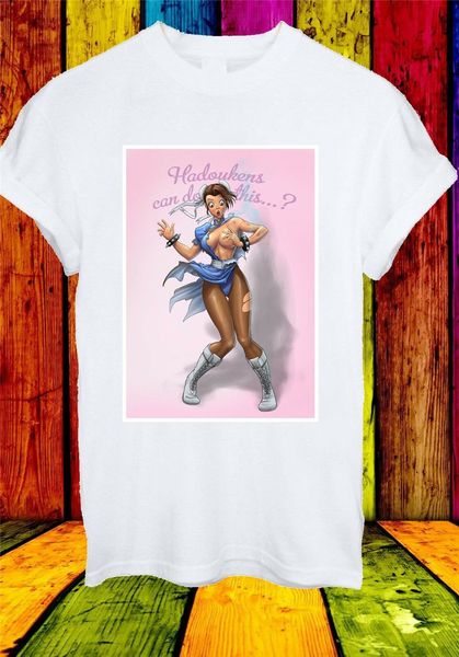 

sexy chun-li hadoukens can do это мужчины женщины мужская футболка 761 классический unique tee shirt