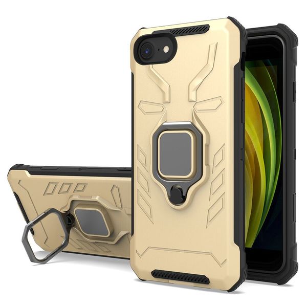 

car mount holder magnetic ring kickstand case for iphone 6 6s 7 8 plus x xs xr 11 12 pro max shockproof cover