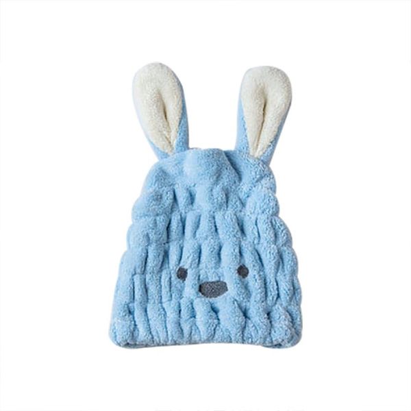 

towel cartoon microfiber hair quickly dry hat wrapped bathing cap for women girls style breathability 2021 fashion