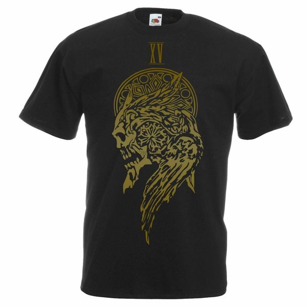 

mens black final fantasy xv kingsglaive t-shirt ffxv anime gamer tshirt