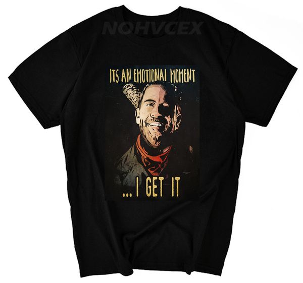 

negan the walking dead negan lucille t shirt men summer crew neck tees big clothing
