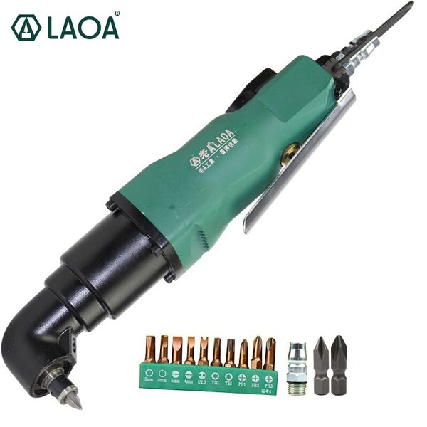 

laoa right-angle air screwdriver air tools 90 degree tool 5h/8h bend screwdriver pneumatic tools power tool