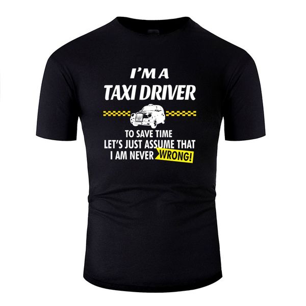 

print taxi driver tshirt for men outfit mens tee shirt 2020 big size 3xl 4xl 5xl