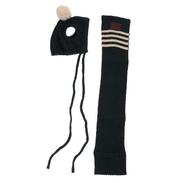 

1 набор собак pet puppy hat шарф грелка pet ткань аксессуары для маленьких собак