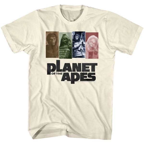 

planet of the apes 1968 movie poster mens t shirt monkey montage vintage loose fit tee shirt