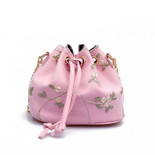 

the new small female tidal bag hand-held single-shoulder bag korean version oblique bucket