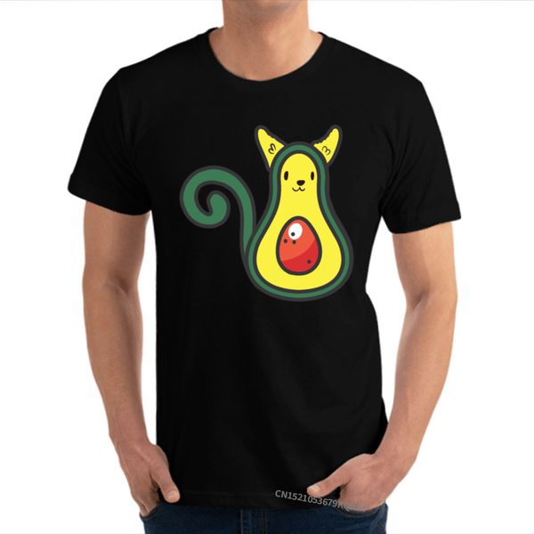 

printed cat funny t shirt avocato avocado lovers fruit shirt family clothing shirt hip hop unique mens t-shirts