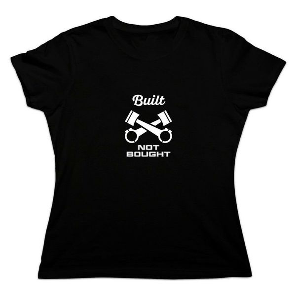 

built not bought women's novelty t-shirt loose plus size tee shirt