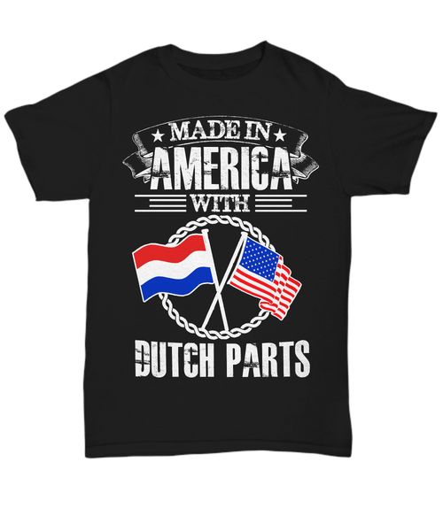 

2020 fashion ade in america with dutch parts - dutch pride t-shirt - teetee shirt