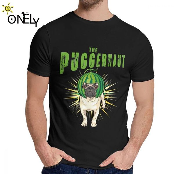 

graphic print pug dog juggernaut life funny gift t shirt male summer cool man great t-shirt round collar