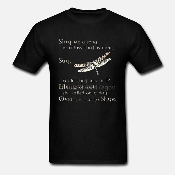 

men short sleeve tshirt sing me a song outlander t shirt women t-shirt