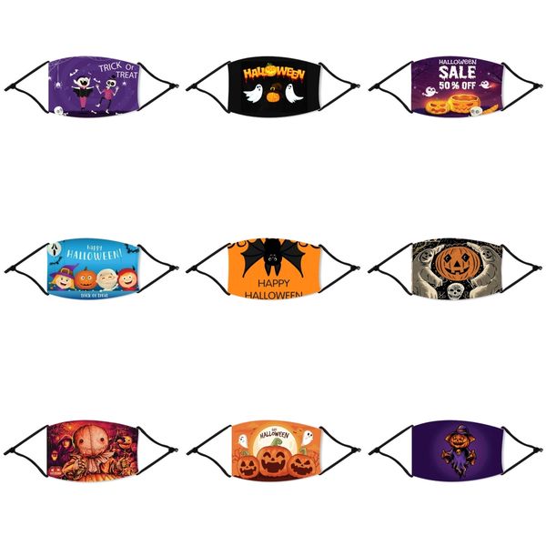 

in stock reusable ice silk cotton halloween straw masks kids anti-dust er pm2.5 dustproof anti-l washable designer face halloween#943, Black