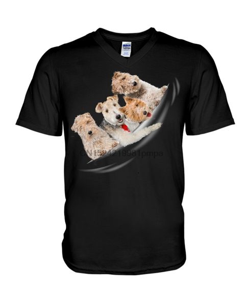 

men t shirt wire fox terrier - torn 4(14) women tshirts