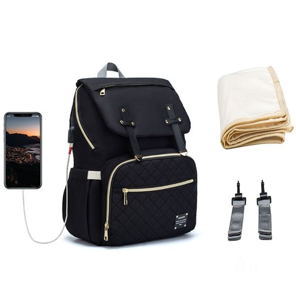 

baby diaper backback large capacity mummy nappy bag multifunctional daypack 517d