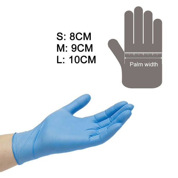 

ammex durable anti-v sgs nitrile rubber disposable glove powderless gloves for md emd er lab 1 gmt6