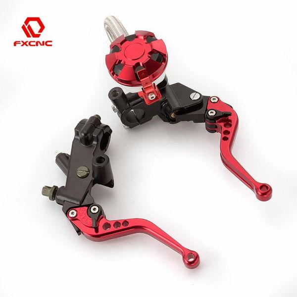 

125-400cc 22mm racing bike levers universal motorcycle master cylinder hydraulic reservoir brake clutch lever accessories