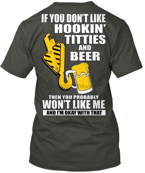 

мужчины футболка крановщик rigger titties пиво женщины тенниска