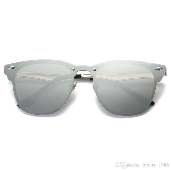 

to choose brand men women polarized sunglasses semi rimless sun glasses gold frame polaroid lens with cases and box 3576, White;black