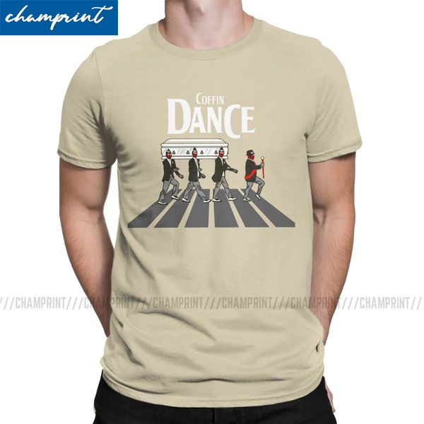 

гроб танец футболка для мужчин 2020 смешных meme t shirt funeral dance with ларец удивительных нес гроб tee shirt печать наверх