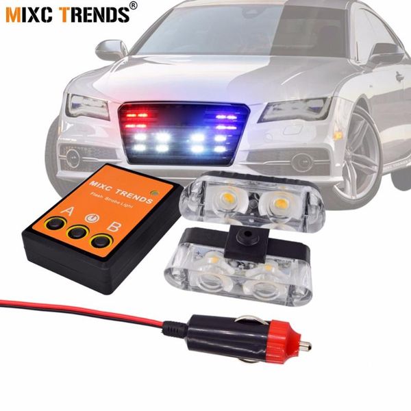 

high power light for car red blue white 12v amber led strobe lights fire ems ambulance flasher emergency warning light