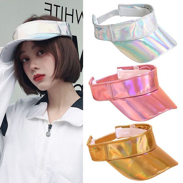 

unisex summer hat sun visor party hat clear plastic adult солнцезащитный cap h9, Blue;gray