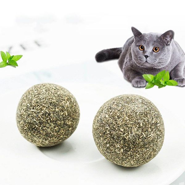 

refreshing cat natural ball excitement pet cat ball ball cat treat pet catnip grass snacks activity chasing food bbymed lipper