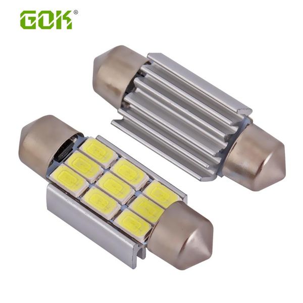 

4pcs/lot festoon 36mm 39mm 42mm dome festoon 9smd 5630 5730 led canbus car interior reading license plate light no error 12v
