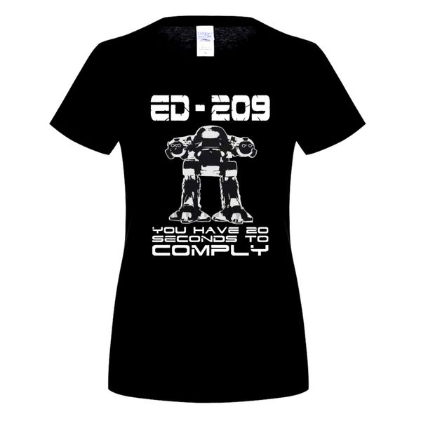 

100% cotton o-neck printed t-shirt robocop t shirt ed 209 for