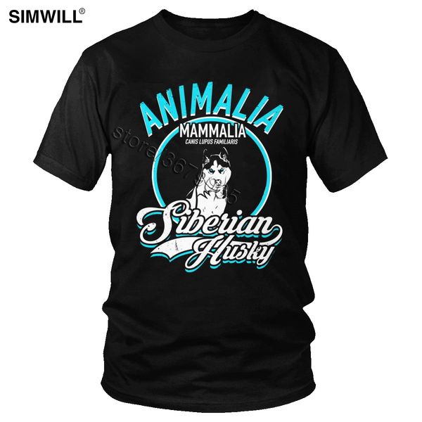 

vintage siberian husky t shirts men cotton short sleeves animalia mammalia dog tshirt pet owner gift tee summer apparel