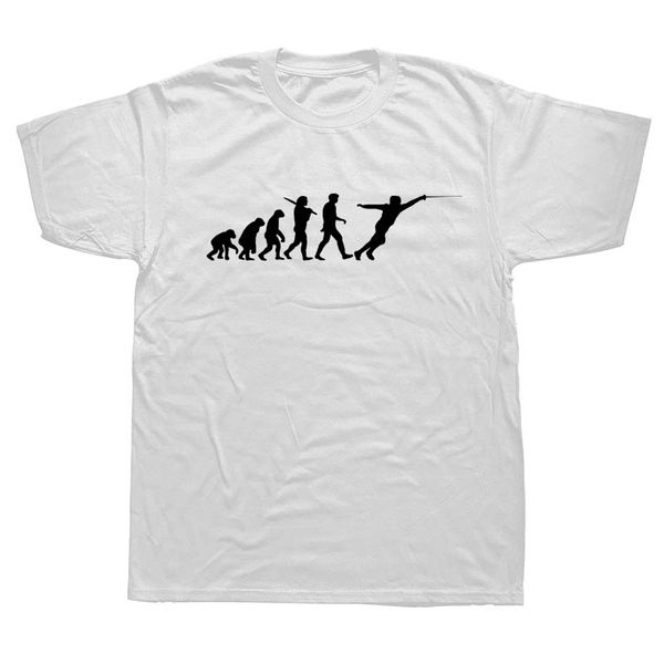 

new print letters men t shirt cotton print shirts evolution of fencing player on fencer fence t-shirt